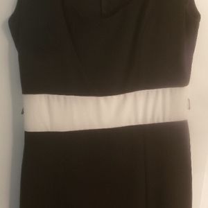 Black and white dress